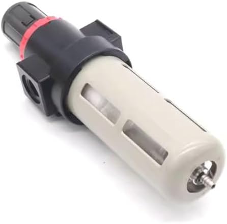Compressed Air Pressure Filter Regulator Airtac BFR2000-C 1/4'' NPT 0-140 PSI Combo Piggybac Adjustable,Bracket,Gauge Semi-Auto Drain