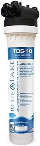 Ice Maker Filter - Inline Water Filter Kit & Cartridge KTOS-10 - Filter for Icemaker and Coffee Maker - Ice Machine Water Filter Purifier - Commercial Filtration and Purification System - by Blue Lake