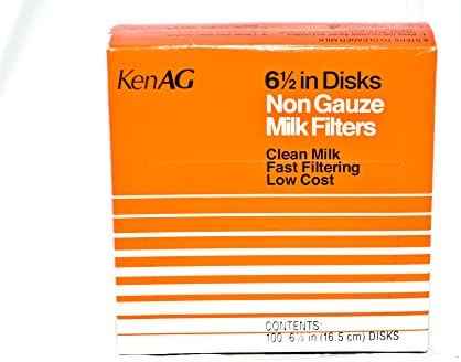 6-1/2" Milk Filter Disks Non-Gauze 100pk, D110 (1)
