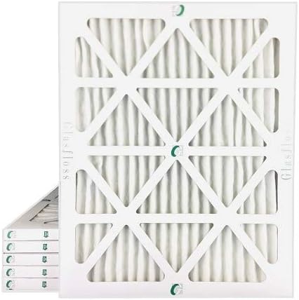 Glasfloss 21-1/2 x 23-5/16 x 1 MERV 10 Pleated Air Filters Box of 6.