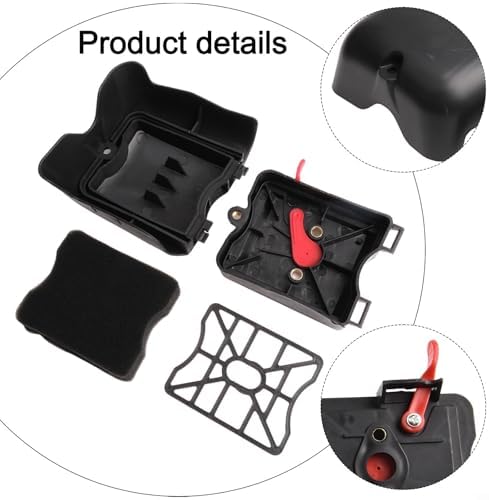 Air Filter Kit for BC430 Brush Cutter with 43CC 49CC 52CC Engine Compatible with 40F-5 44F-5 Models Replacement Lawn Mower Part for Home Yard Garden Equipment
