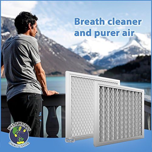 25x25x1 Electrostatic Washable Permanent A/C Furnace Air Filter - Reusable - Silver Frame