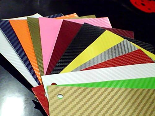 F & B LED LIGHTS White 3D Carbon Fiber Film Twill Weave Vinyl Sheet Roll Wrap (72" X 60", White)