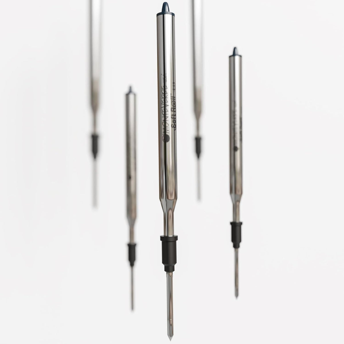 Monteverde Ballpoint Refill to Fit Lamy Pens, Medium, Blue/Black, 6 Pack