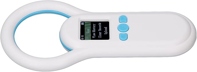 BT Pet Microchip Scanner, ABS Material, Enhanced Recognition with 1.44 Inch Display and Long Battery Life for Animal Management
