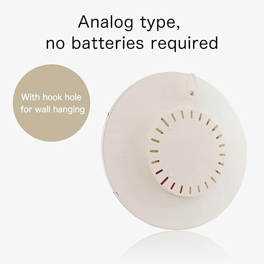 sology Analog Thermo-Hygrometer, Thermometer, Hygrometer, Large, Made in Japan, High Accuracy, No Batteries Required, Indoor, Easy to See, Analog, Comfort Zone, Caution Zone, Wall Hanging, White