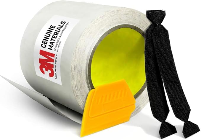 3M Clear Paint Protection Vinyl Film 6 Inch Wide Choose Your Size Including Tools (6 Inch x 48 Inch)
