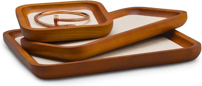 Solid Wood Jewelry Display Flat Tray