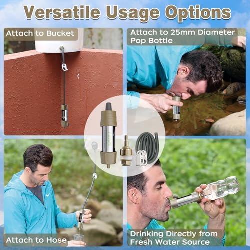 Miniwell L630 Portable Water Filter with Upgraded Vacuum Packaging