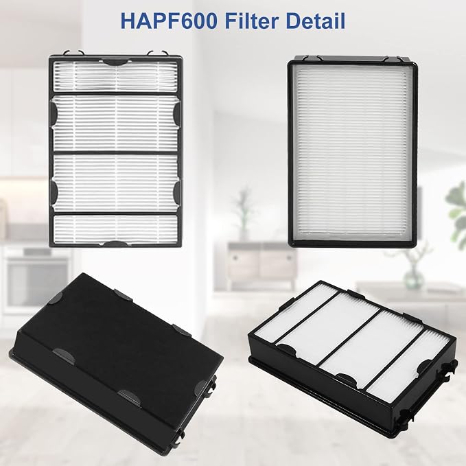 HAPF600 Filter Replacement for Holmes HAPF600 Air Puri-fier, 4 Filter + Carbon