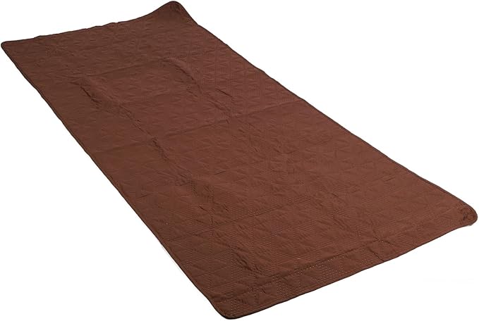 Waterproof Dog Bed Cover, Slip Pet Blanket Sofa Furniture Protector Brown 52x82in - Double Sided Protection, Non Slip Bottom, Ideal for Dog and Cat Owners (30x70in/ 76.2x177.8cm)