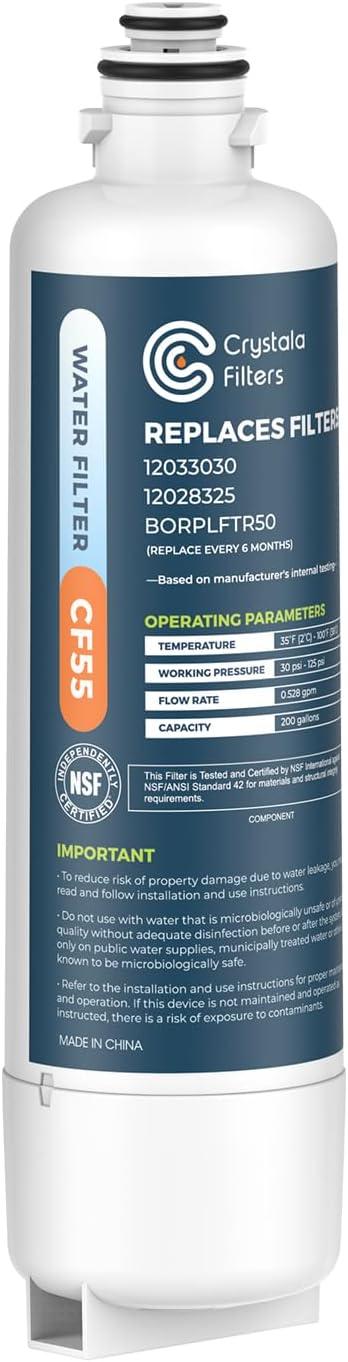 Crystala Filters Replacement for Bosch Ultra Clarity Pro Water Filter,
