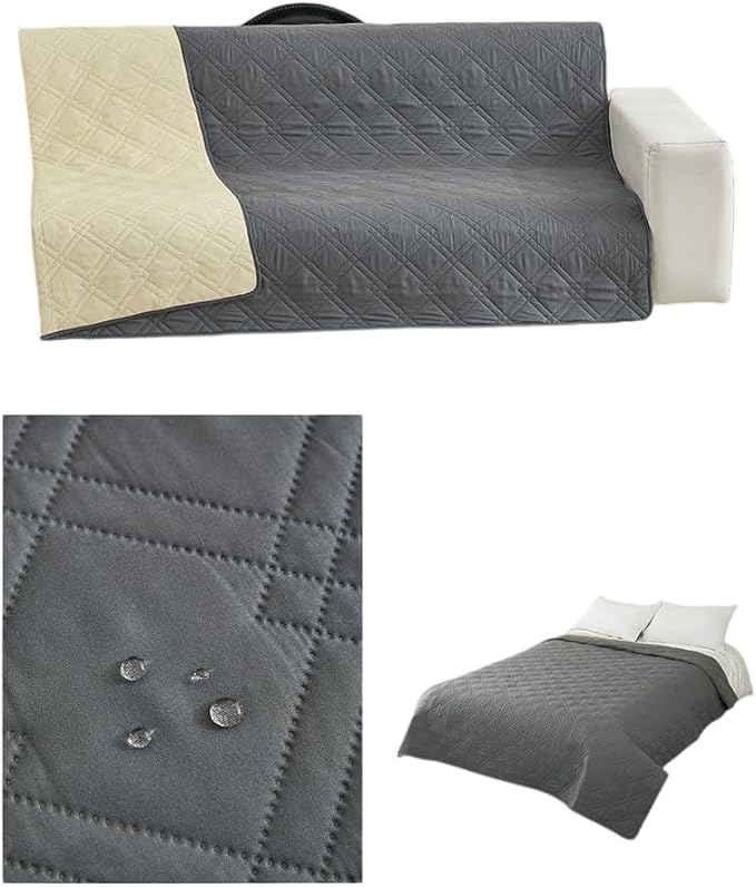 Waterproof Dog Bed Cover Multi -Function Pet Blanket Non -Slip Furniture Protection Pad is Suitable for Sofa and Pet Use