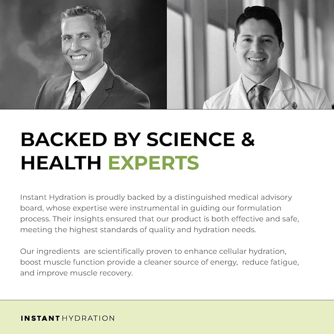 Instant Hydration Electrolytes Powder Packets