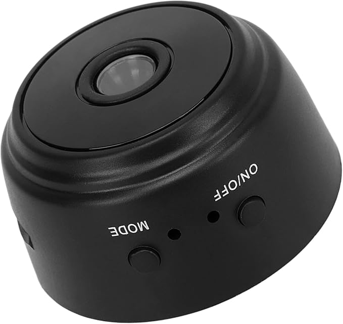 ciciglow A9 Camera Indoor, 1080P Magnetic Pet Dog Camera Baby Camera Mini Camera Security Camera (Black)