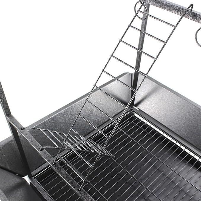 62'' Wrought Iron Birdcage with Detachable Rolling Stand & Feeder, Large Bird Cage with Secure Lock & Slide-Out Tray, Indoor Outdoor Bird Cage on Wheels,Parrot Cages for Parakeets, Pigeons, Black