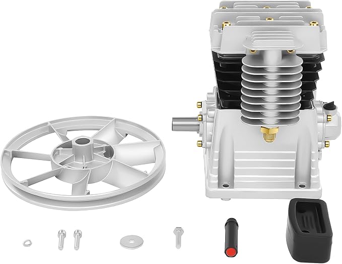 Air Compressor Pump Head, 2HP Air Compressor Pump-Head, 1500W Portable