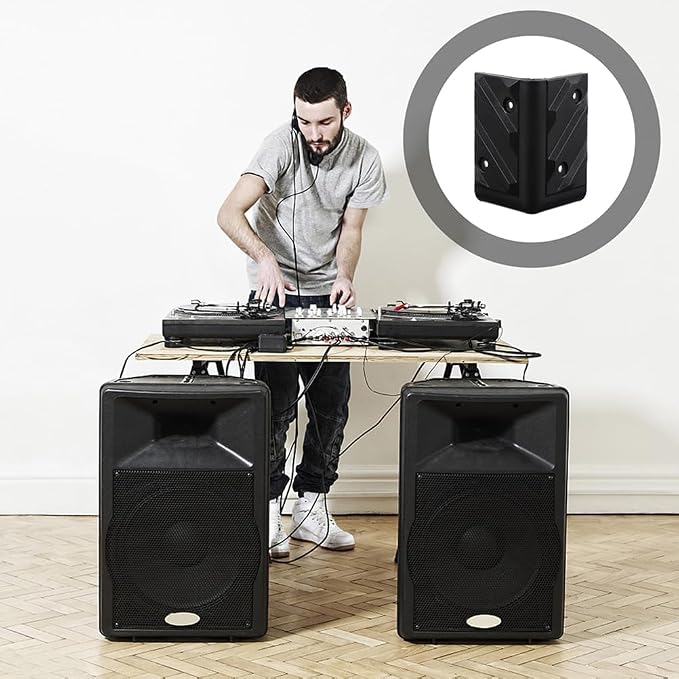 Gadpiparty Anti-Collision Speaker Corner Protectors 1.77 Inch Plastic Guards
