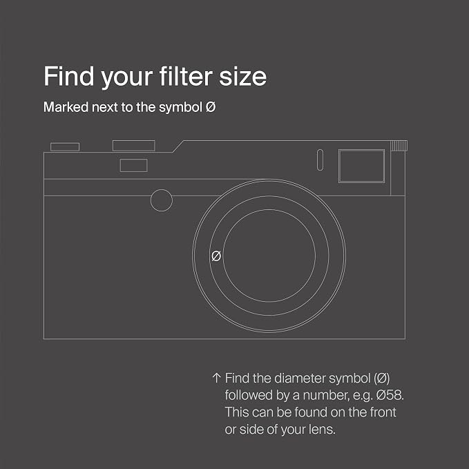 Urth 58mm Hard Graduated ND8 Lens Filter