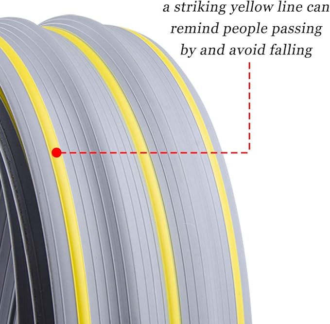 10Ft Cord Cover Heavy Duty Cable Protector 3 Channels Contains Cords Cables and Wires Easy to Unroll-Conceal Wires of Home Office Warehouse Workshop Concerts or Other Outdoors Surround (Gray-10Ft)