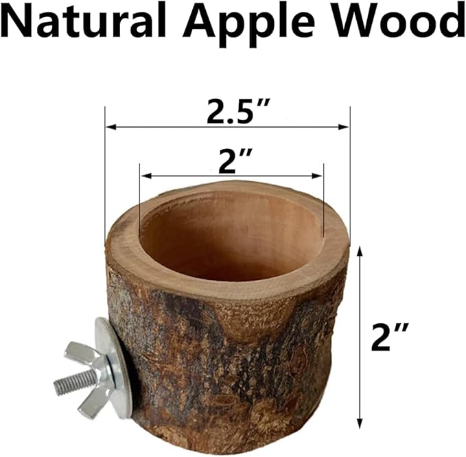 Small Bird Feeding Dish Cups, Removable Pet Food Bowl for Cage, Parrot Feeding Bowls for Finches Lovebirds Budgie Cockatiel Parakeet