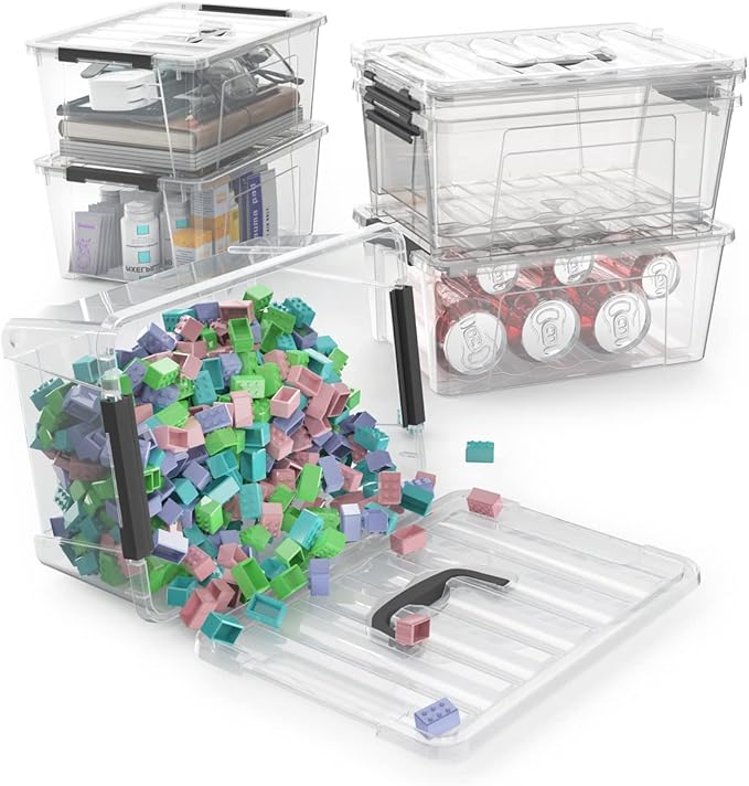 WYT Clear Storage Latch Bins