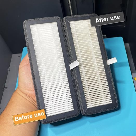 2 Pack HEPA 13 Activated Carbon Air Filter
