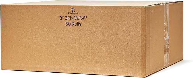 3-ply 3" inch 65' Feet (50 Rolls) White/Canary/Pink Carbonless Kitchen Paper 50 Rolls TMU 220 ShopSmartOnline (3-ply 3" inch 65' Feet)