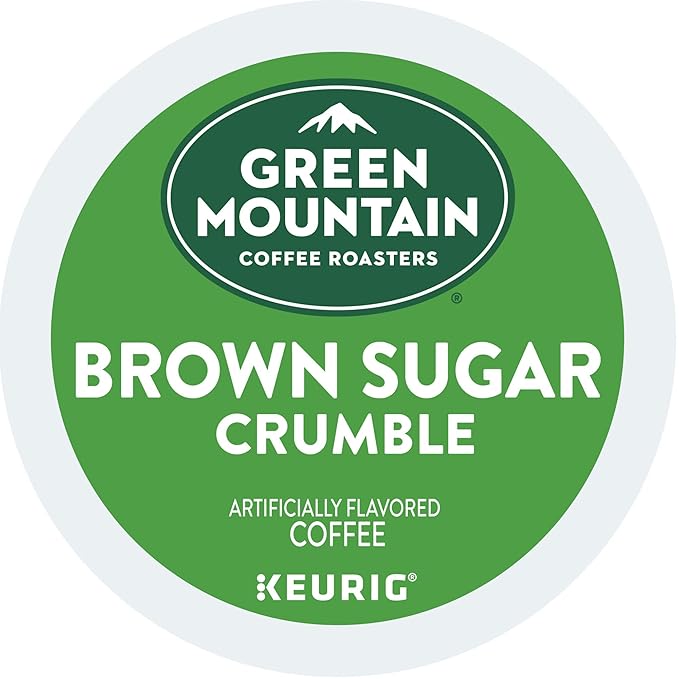 Green Mountain Coffee Roasters Brown Sugar Crumble Keurig Single-Serve K-Cup pods, Medium Roast Coffee, 72 Count