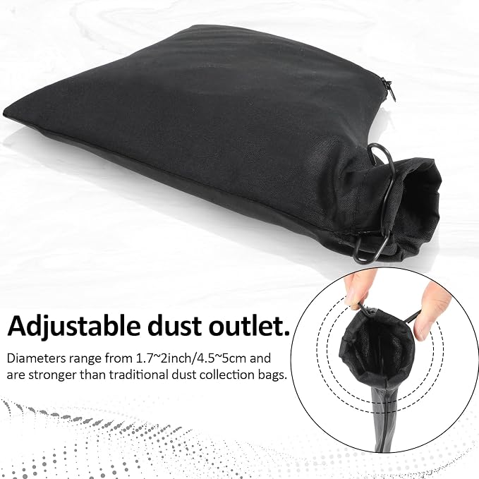 2 PCS Miter Saw Dust Collection Bags, Ymapinc Dust Collector Bags