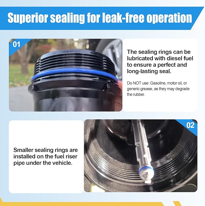 iFJF TP1015 Fuel Filter and 134001 Housing Cap Replacement