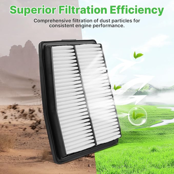 2PCS Engine Air Filter Only Fit Hybrid
