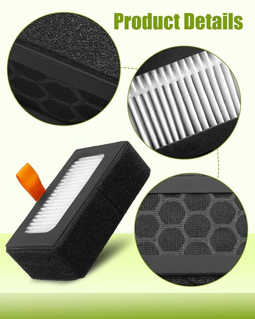 2PCS Air Filter Fit for Bambu Lab X1C X1 P1S 3D Printers,