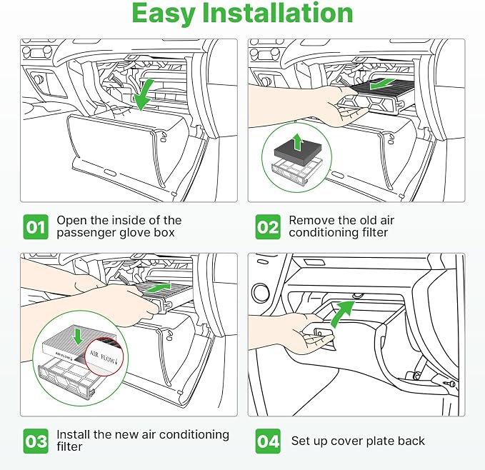 Engine+Cabin Air Filters Set Fit