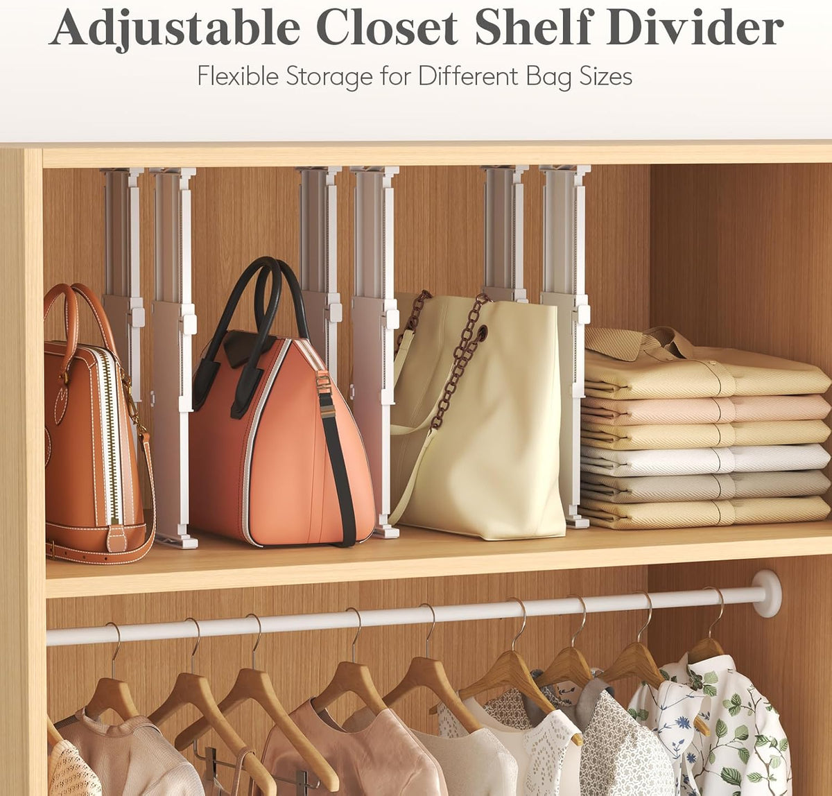 Lifewit 9 Pack 4" High Drawer Dividers, Adjustable Drawer Organizer Clothes