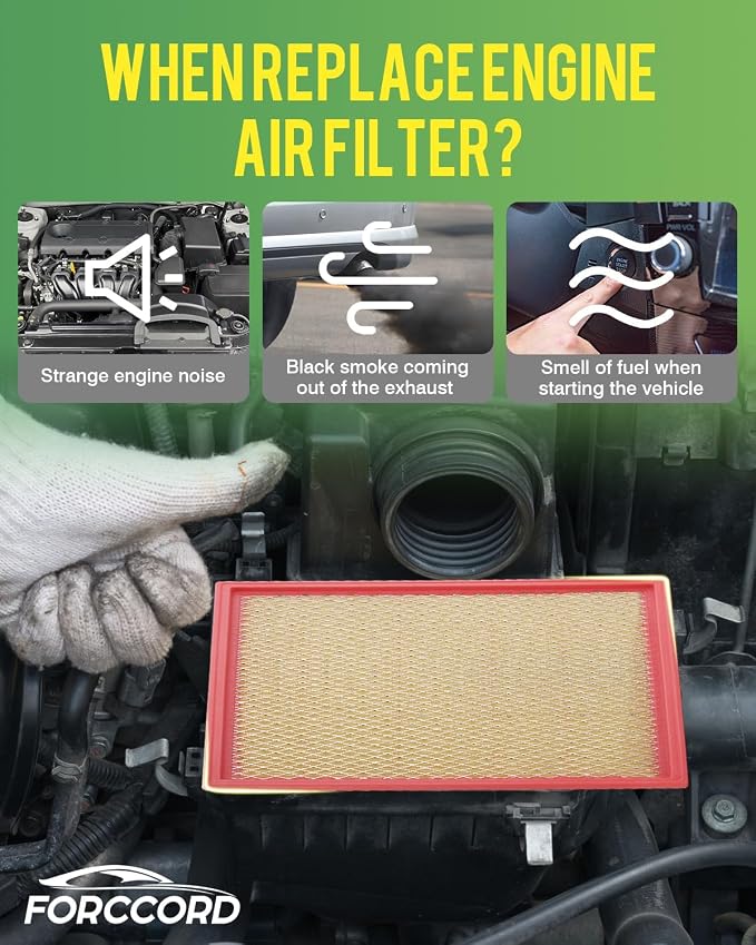 2-Pack Engine Air Filter Fits for Nissan Frontier 2020-2025 2026 Engine Air