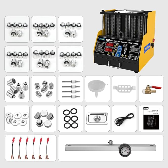 AUTOOL GDI Fuel Injector Cleaner & Tester 110V Ultrasonic Wave Fuel Injection