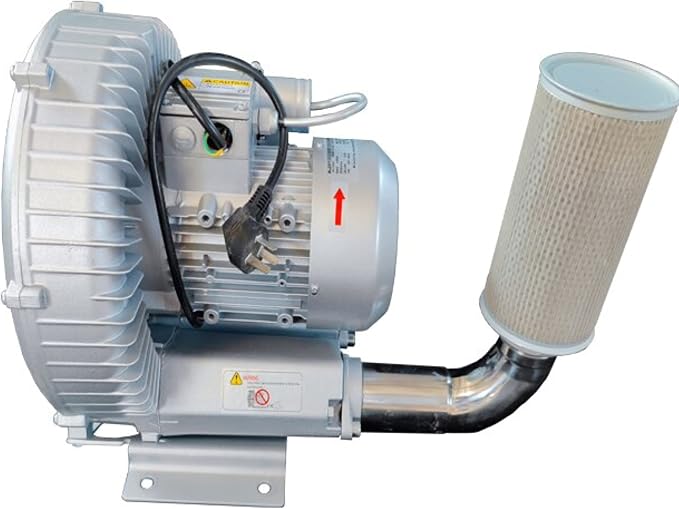 Air filter for regenerative blowers | Metal mesh | 2" Female Connection |