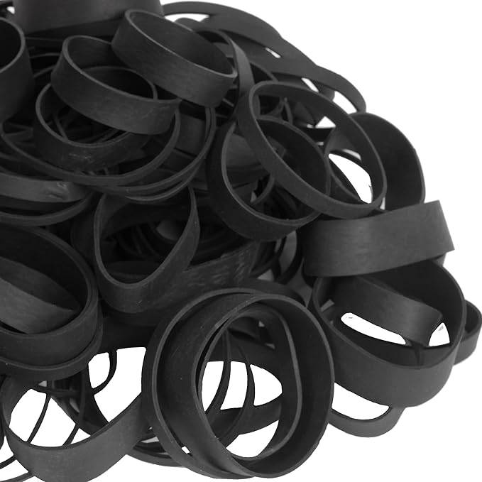 Rubber Bands Assorted Sizes Black Elastic Bands Tactical rubber band for Office supplies 0.5lbs size82,size#94,size#33,size#64