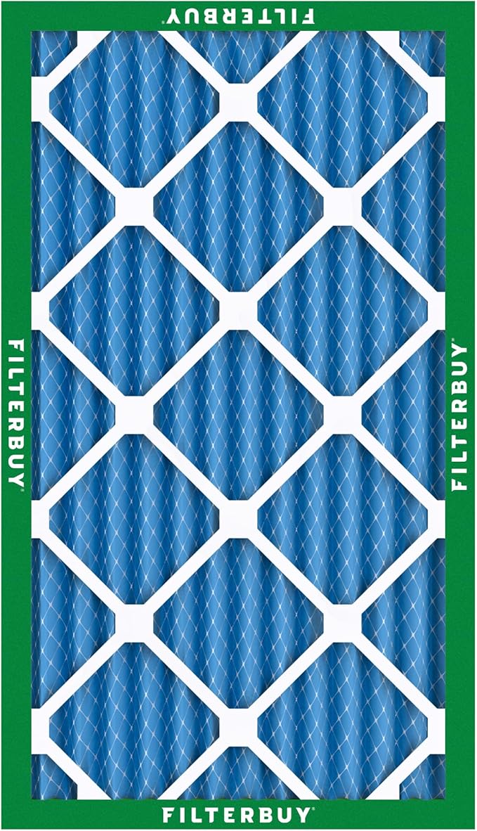 Filterbuy 10x24x2 Air Filter MERV 13 Optimal Smoke & Allergy Defense,