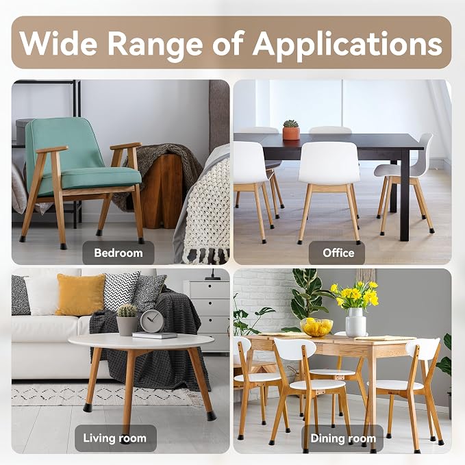 24PCS Extra Small Chair Leg Floor Protectors