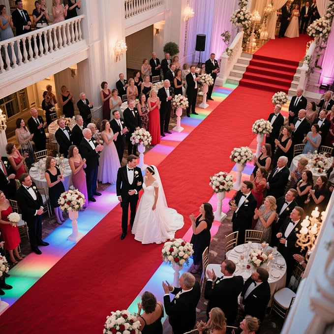 450 GSM Extra Thick Waterproof Red Carpet Runner for Events Decorations, 3X20 Ft Not Slip Red Runner Aisle Runway Rug for Wedding, Party, Banquet, Activity Entrance and Special Events Decorations