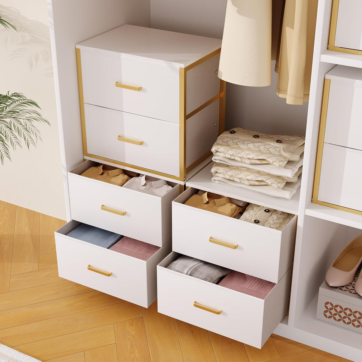 Stackable Storage Drawers, Closet Drawer Organizers and Storage