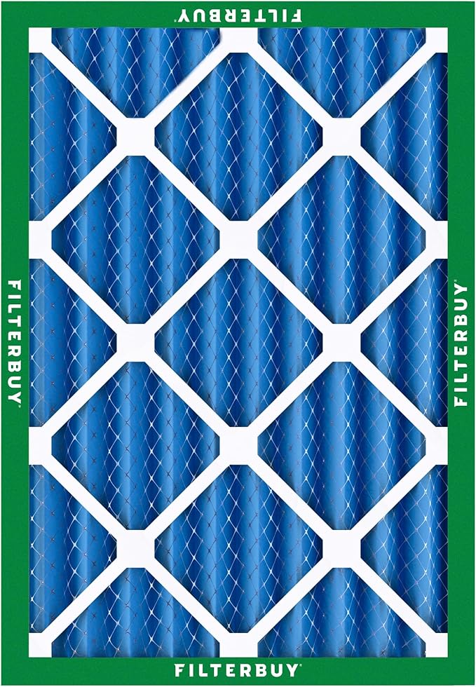 Filterbuy 14x20x4 Air Filter MERV 13 Optimal Smoke & Allergy Defense,