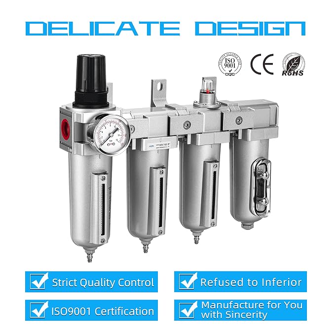 NANPU 1/2" NPT Industrial Grade 4 Stage Air Drying System
