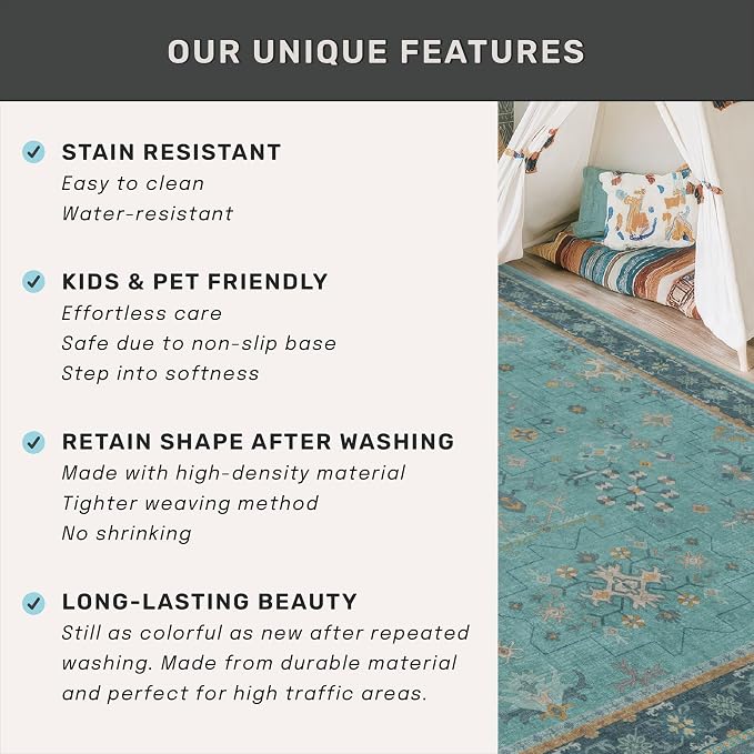 Hazo Haus Boho 3x20 Extra Long Hallway Runner Rug