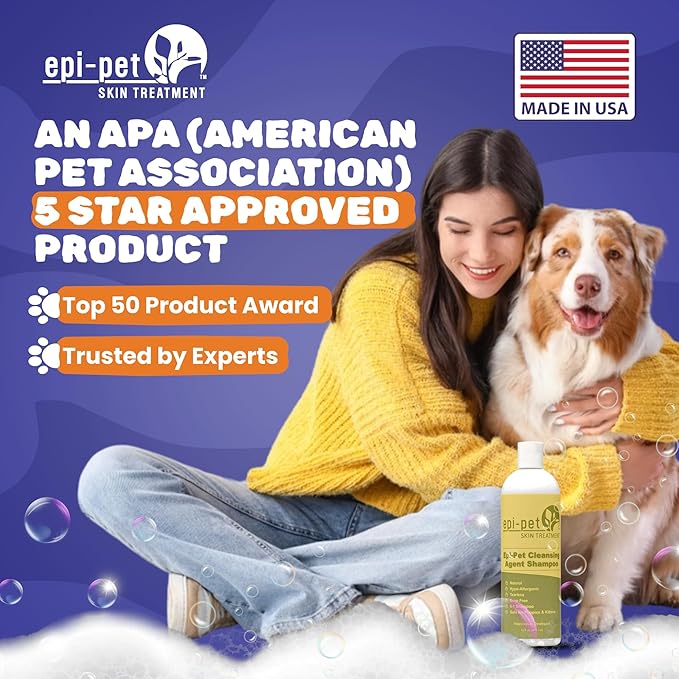 Puppy Safe 6in1 Pet Shampoo, Shampoo for Dogs with Deshedding Coat, Dry Itchy Skin, Hypoallergenic and Sensitive Skin, Scented Vanilla and Lavender (16 Fl oz (Pack of 3), 16 Fl oz)
