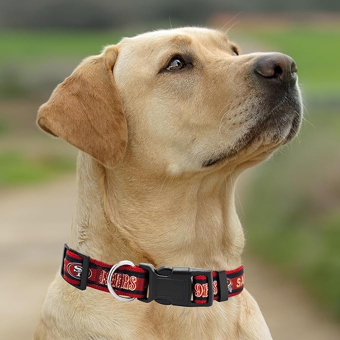 New & Improved Pets First NFL Licensed PET Collar- Heavy-Duty, Strong, and Durable New Dog Collar. Available in 32 Football Teams and 4 Sizes