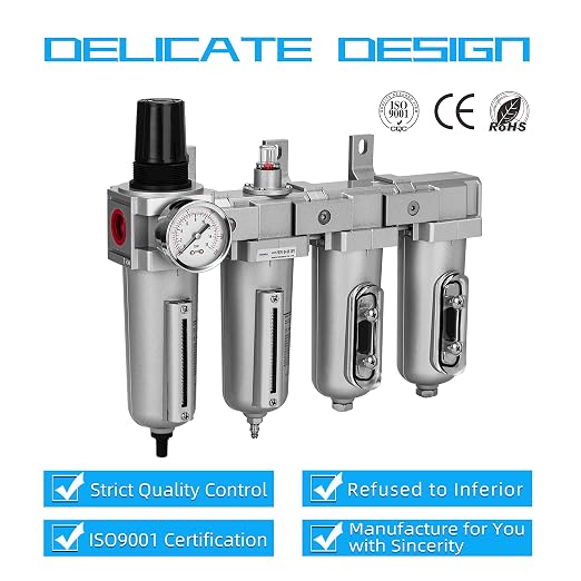NANPU 1/2" NPT Industrial Grade 4 Stage Air Drying System