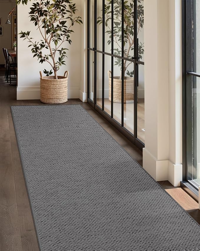 Color&Geometry Door Mat 2'4"x8' Runner Rug